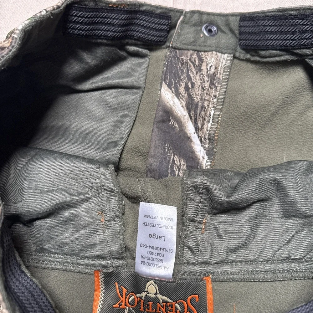 ScentLok Full Season AllClima Carbon Alloy Hunting Pants L Mossy Oak